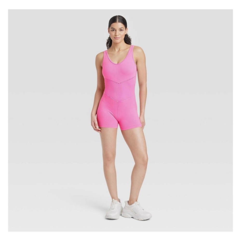 JoyLab Seamless Short Active Bodysuit NWT size XL